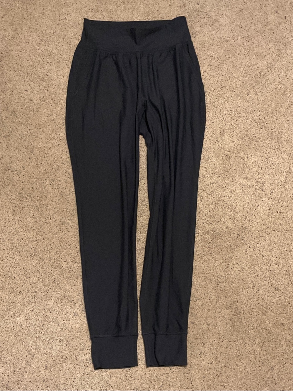 Old Navy Black High-Waist Track Joggers